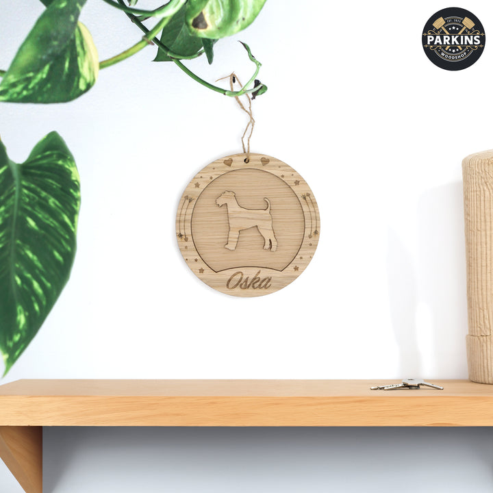 Personalised Dog or Cat silhouette Hanger