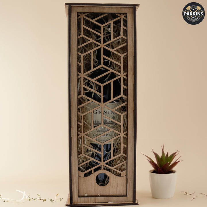 Wooden Wine Bottle Box