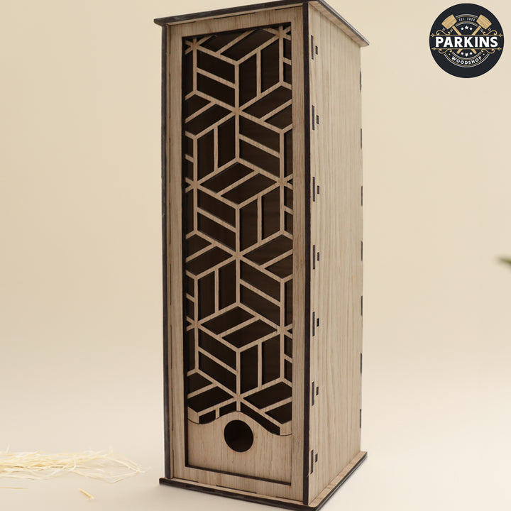 Wooden Wine Bottle Box