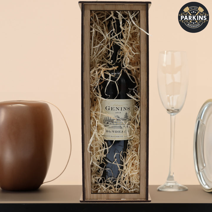 Wooden Wine Bottle Box