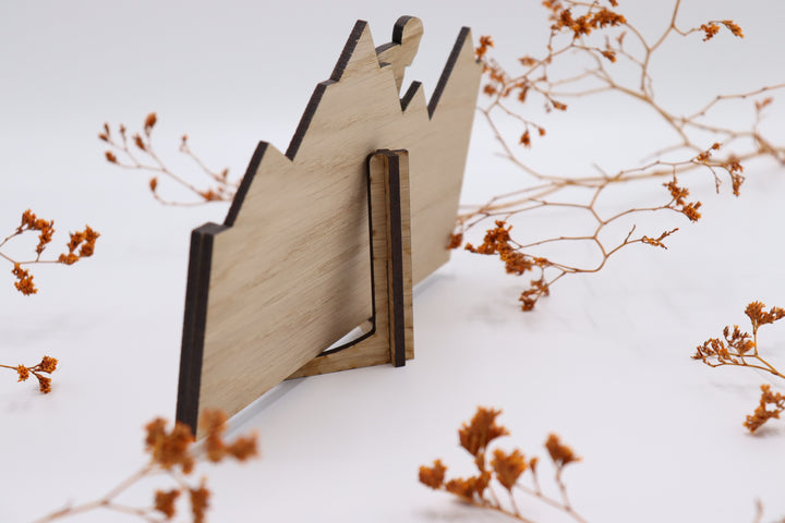 Cycling Wood Art Decoration