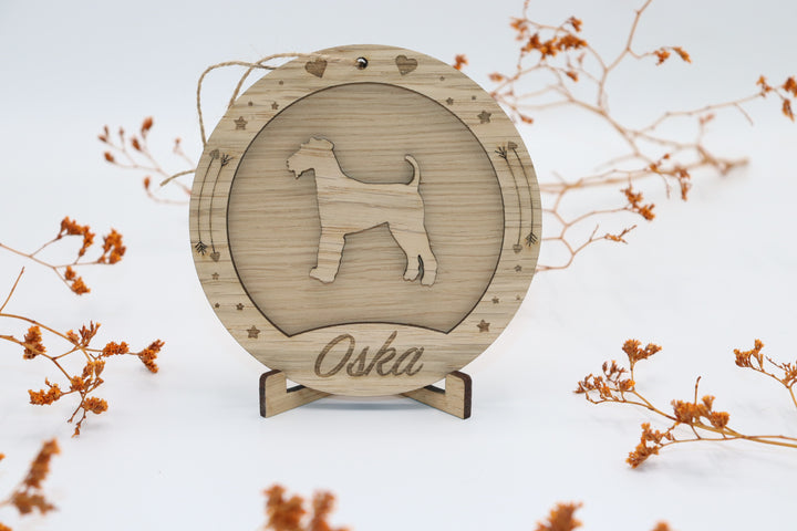 Personalised Dog or Cat silhouette Hanger