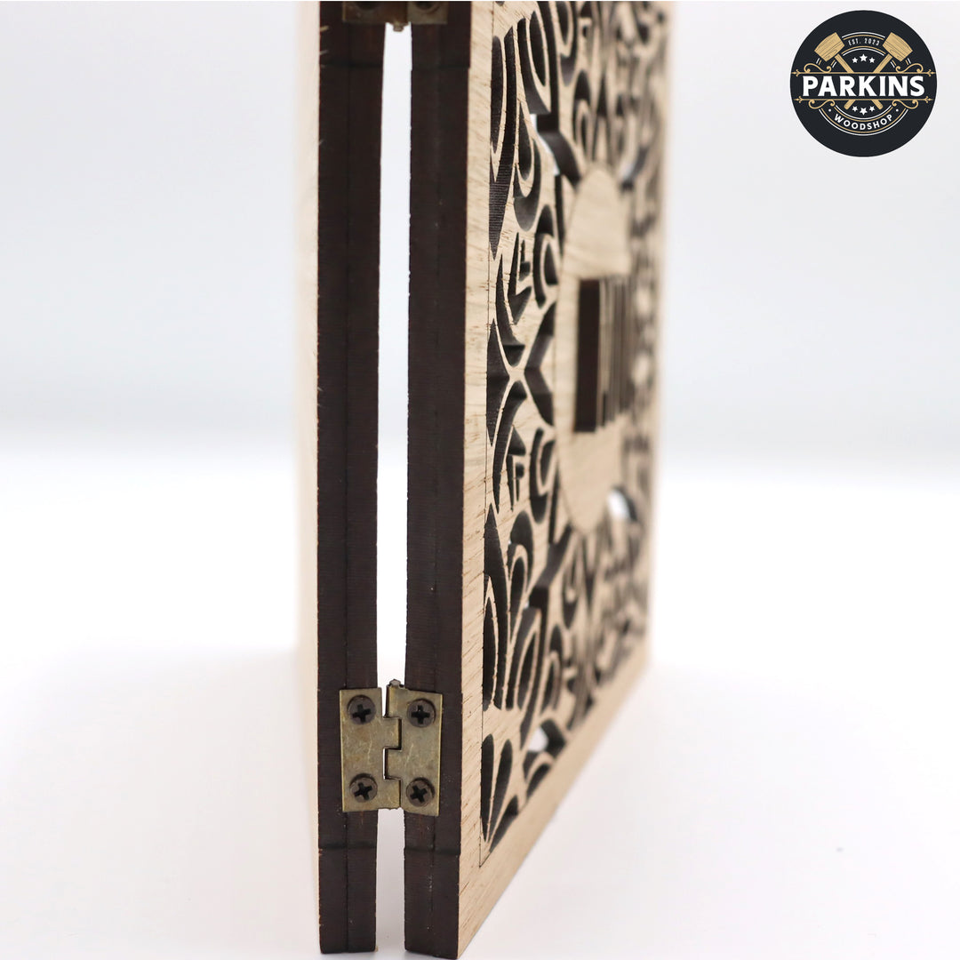 Mothers Day Oak Veneered Wooden Card