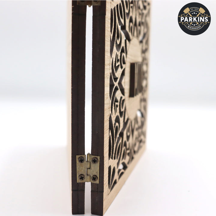 Mothers Day Oak Veneered Wooden Card